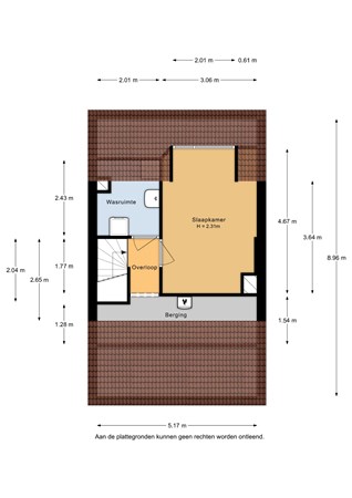 Floorplan - Holwardastraat 11, 3328 HC Dordrecht
